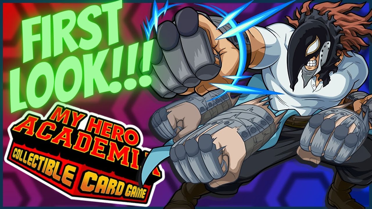 FIRST LOOK AT KENDO RAPPA My Hero Academia CCG Previews YouTube Maxresdefault