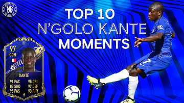 N'Golo Kante's Top 10 Chelsea Moments | FIFA 20 TOTY Midfielder