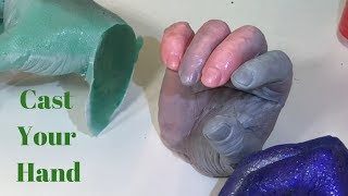 Lifecasting a Hand with Alginate and Resin