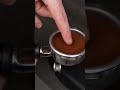 How to prepare your coffee puck #barista #coffee #goldenbrowncoffee #puckprep #tamping #espresso