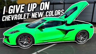 Chevrolet released the 2025 C8 Colors they made a HUGE Mistake! *Good, Bad, and the Ugly*