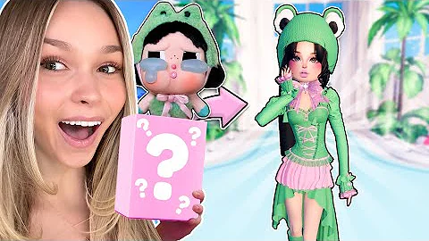 Dress to Impress BUT a MYSTERY BOX Picks My Outfits