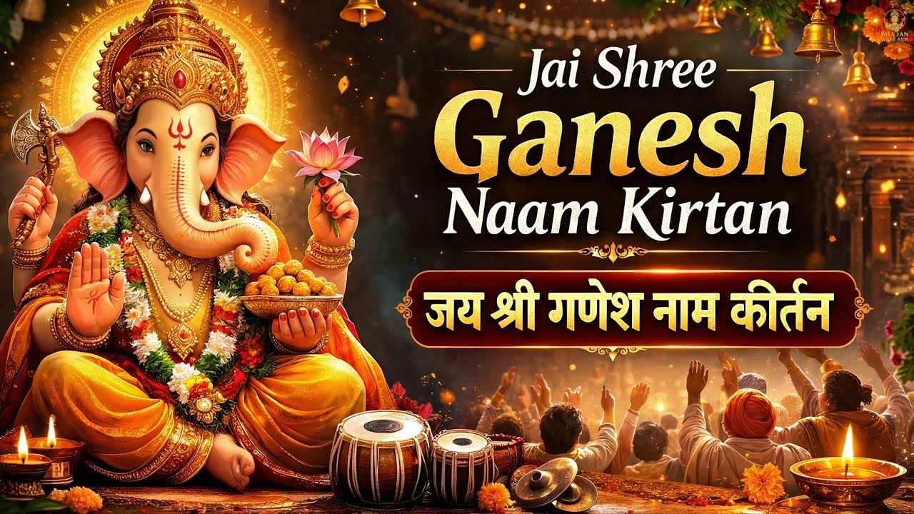 Jai Shree Ganesh Naam Kirtan | जय श्री गणेश नाम कीर्तन | Peaceful Jap
