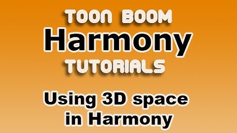 Using 3D Space in Toon Boom Harmony