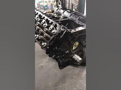6.4 ford diesel long block engine - YouTube