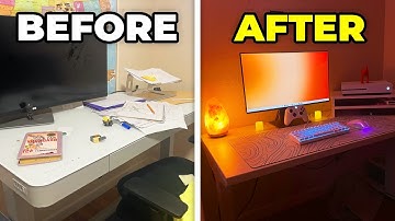 Transforming My MESSY Gaming Setup into My DREAM Gaming Setup!