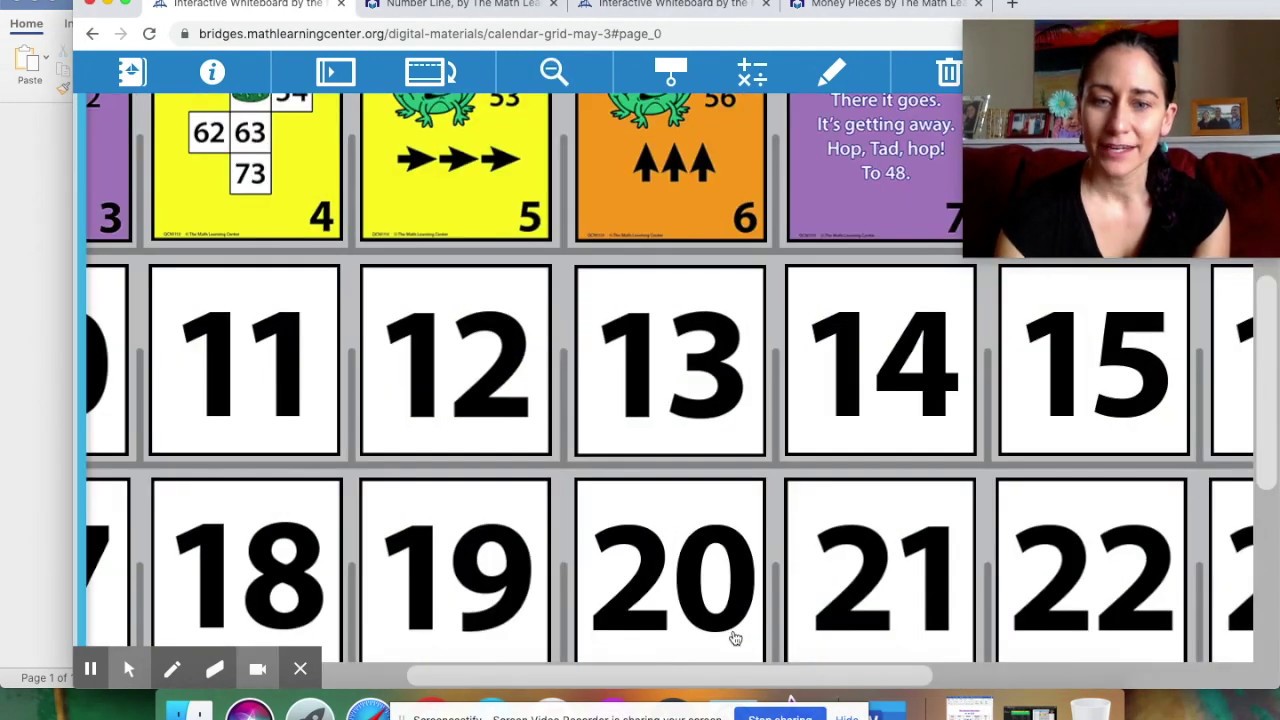 5/8/20 1st Grade Bridges Math Number Corner YouTube