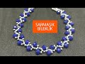 SARMAŞIK BİLEKLİK YAPIMI || #DIY || SU YOLU KRİSTAL BİLEKLİK #tutorial  || CRYSTAL BEAD BRACELET