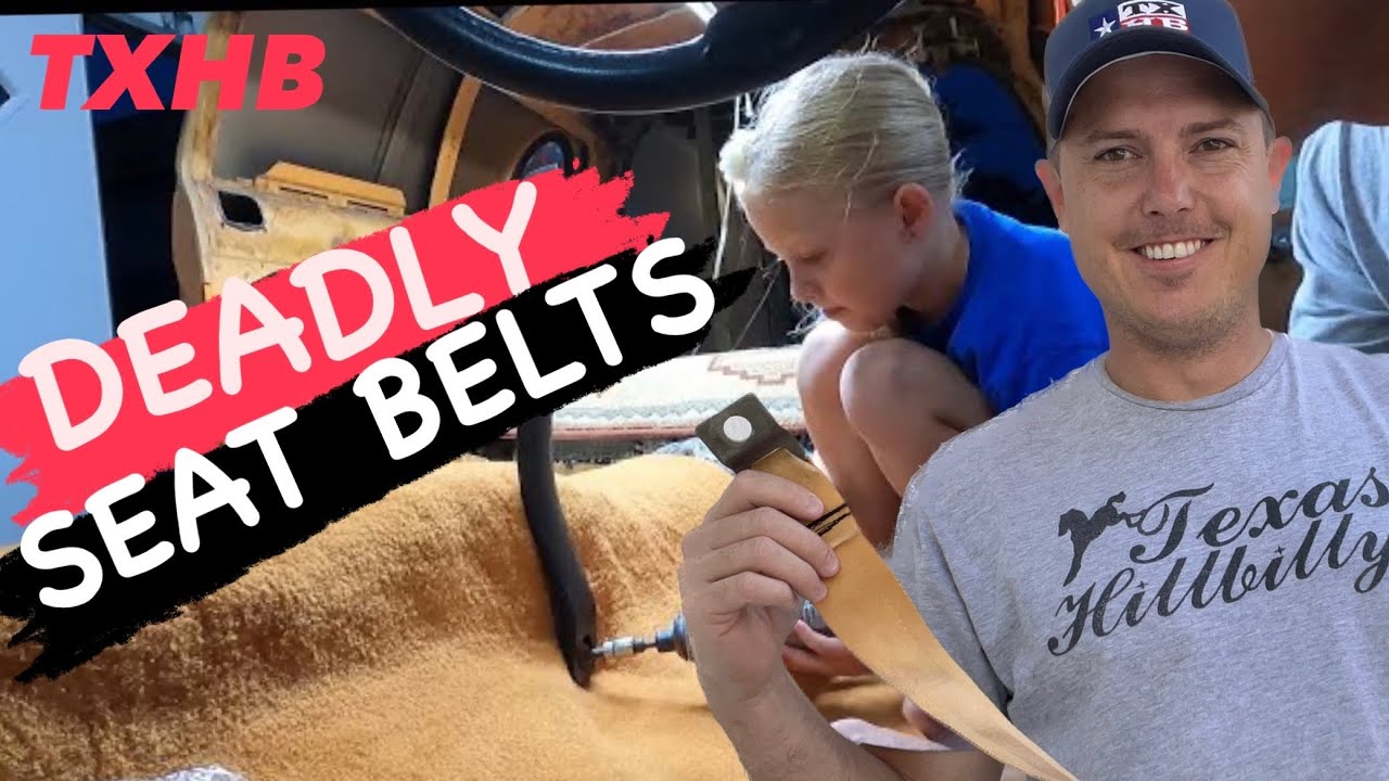 Replacing Death Trap Seat Belts in a Ford Pinto Cruising Wagon YouTube