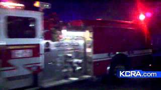 From The Field: Police Arrive To Mobile Home Fires