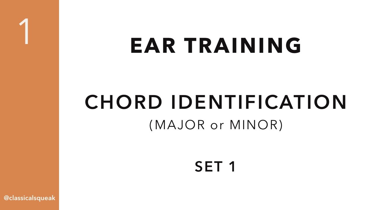 RCM Level 1 Chords (Ear Training - Major or Minor Triads) | Quick Set 1