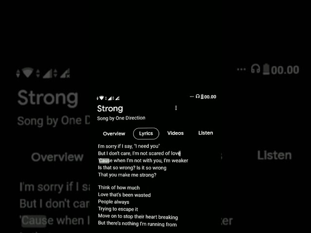 Story wa Lagu Strong by One Direction 🎶 class=
