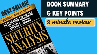 Security Analysis&quot; by Benjamin Graham and David L. Dodd | TOP 20 KEY POINTS