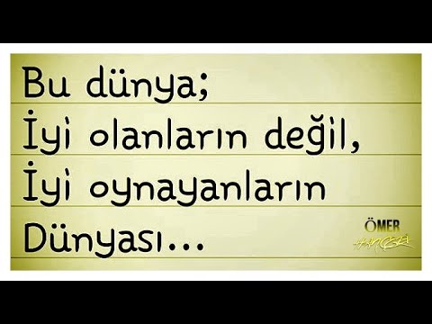 Bu dünya iyi olanların değil, İyi oynayanların dünyası 💔 Kırgınım sana hayat..!!!