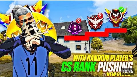 Finally Grandmaster Done 📈Cs Rank Pushing With Random Player 🥶#gwtarun