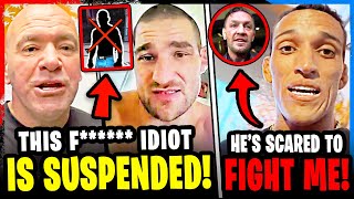 Dana White SUSPENDS FIGHTER for CHEATING! Charles Oliveira CALLS OUT Conor McGregor! Sean Strickland
