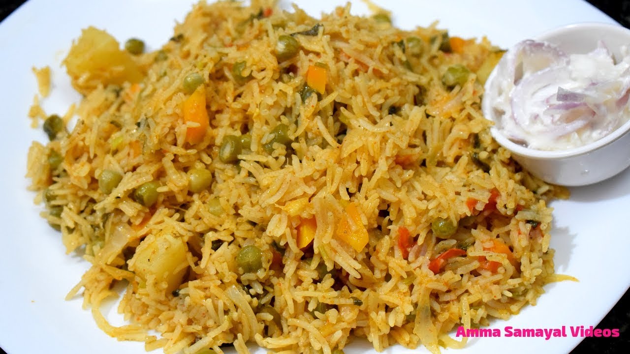வெஜிடபுள் பிரியாணி மிக சுவையாக செய்வது எப்படி | VEGETABLE BIRIYANI