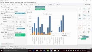 Data Visualization with Tableau -- How to create Stacked Bar chart