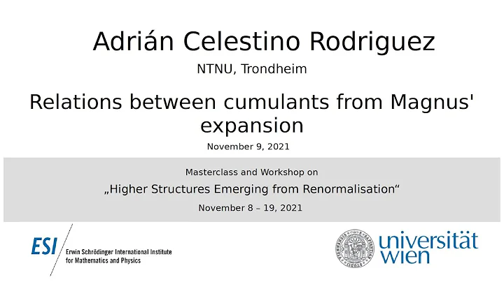 Adrin Celestino Rodriguez - Relations between cumu...