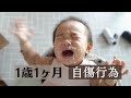 【小児脳腫瘍•リハビリ】1歳1ヶ月/ストレスで自傷行為/13개월 아기가 스트레스 때문에 자해를 한다...