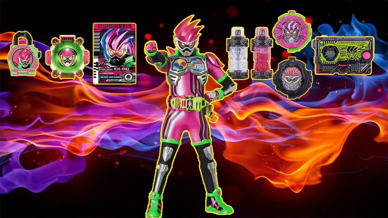 7 Kamen Rider Ex-Aid Legendary Rider Items - FanArt - YouTube