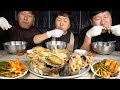 토종닭에 귀한 송이버섯, 전복 넣어 [[삼계탕(Samgyetang with pine mushrooms)]] 요리&먹방!! - Mukbang eating show