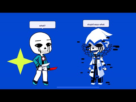 Sans AU’S react to Killer sans vs ERROR 404