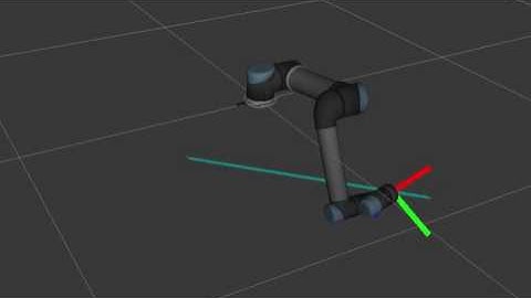 UR5 Quintic Cartesian Trajectory Simulation
