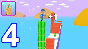 Cube Surfer | All Levels Gameplay Walkthrough #04 (Android, iOS)