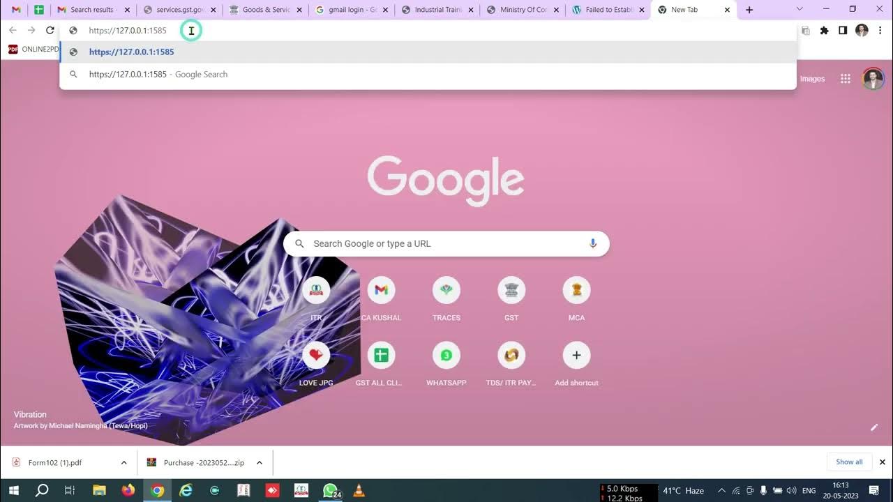 Failed to establish connection to the server kindly restart the