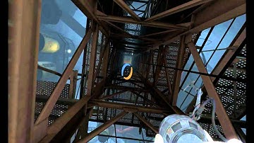 Portal 2 Walkthrough Part 11 ( Chapter 6 Repulsion Gel Chamber 1)