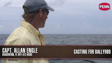 Throwing A Cast Net For Ballyhoo