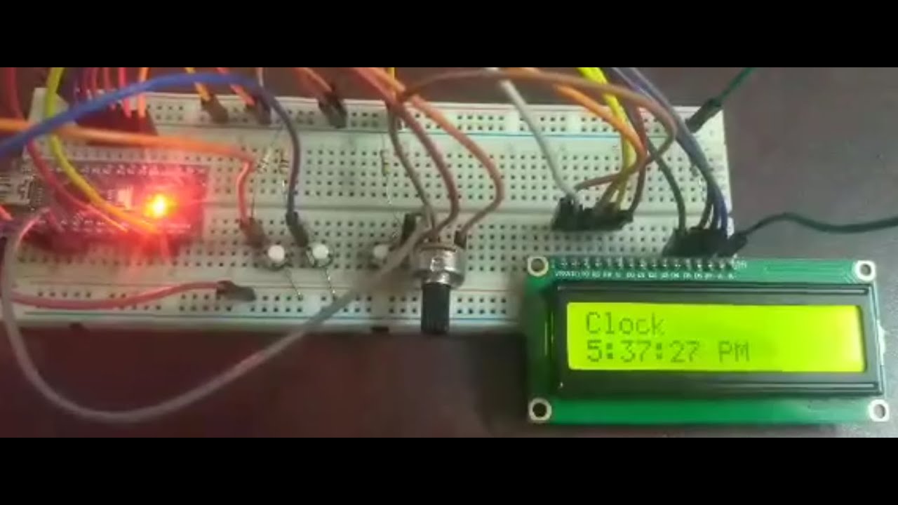 Making a Basic Arduino Clock with LCD display - YouTube