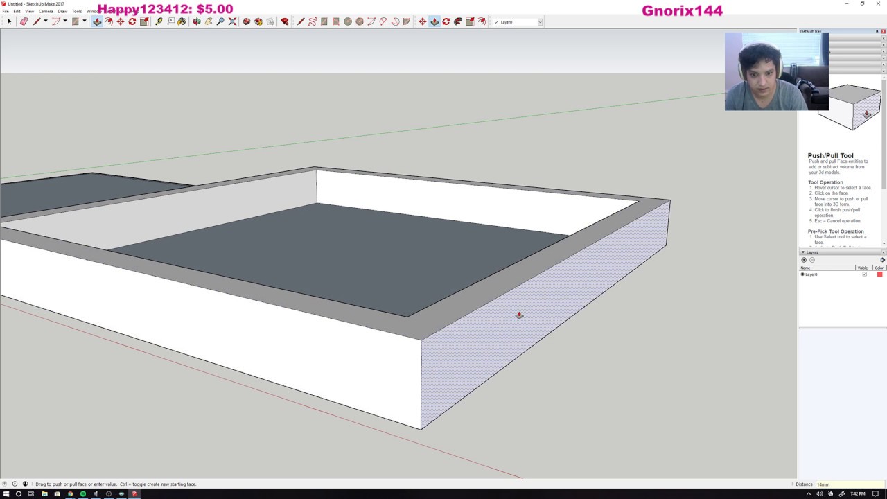 Modeling a Dab Mat in SketchUp