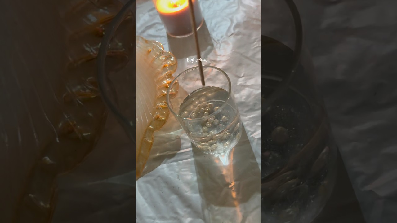 DIY water candle 💧🕯️