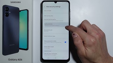Samsung A06: How to Enable Theft Protection?
