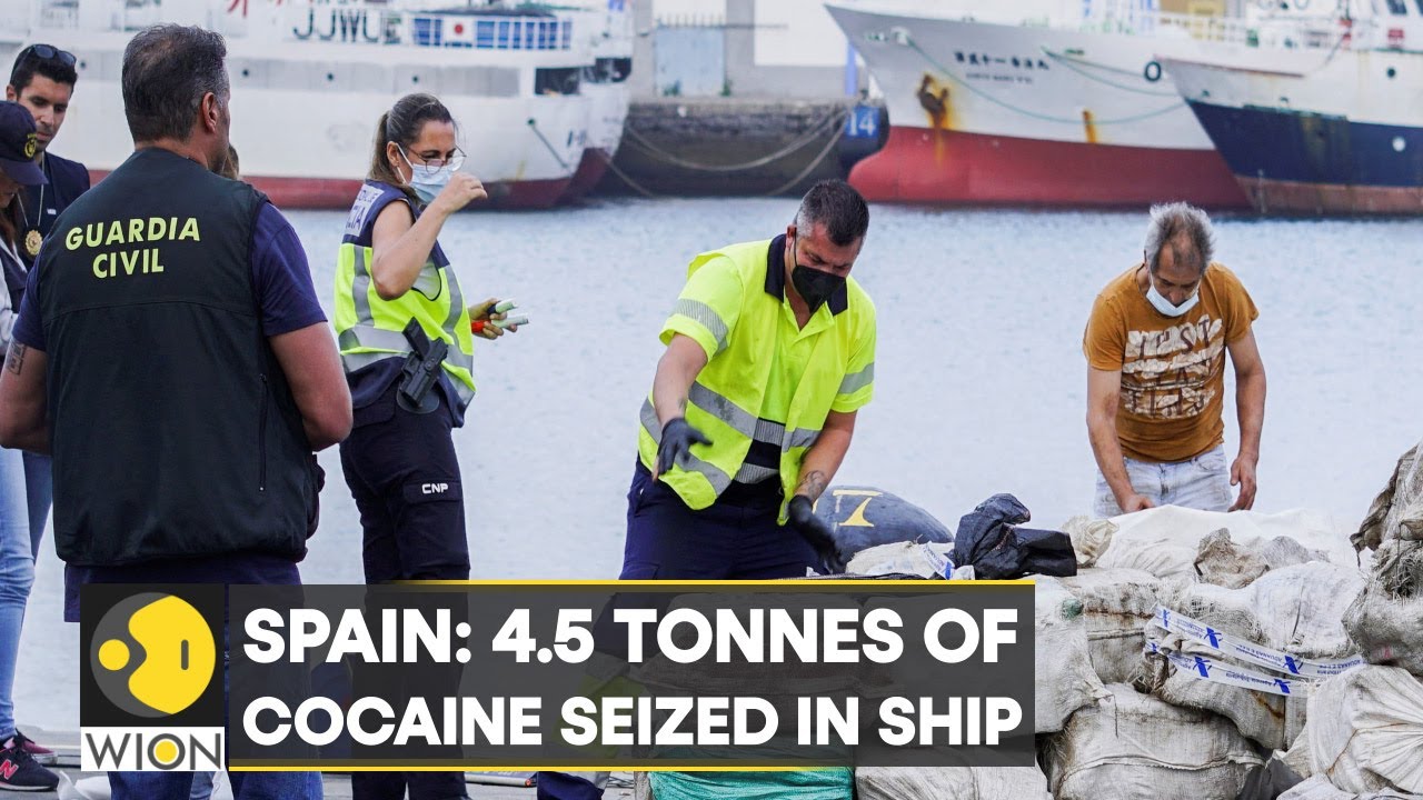 Spanish Police seize cocaine worth $114 mn from a ship | WION Pulse | World News | English News