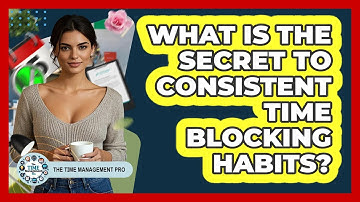 What Is The Secret To Consistent Time Blocking Habits? - The Time Management Pro