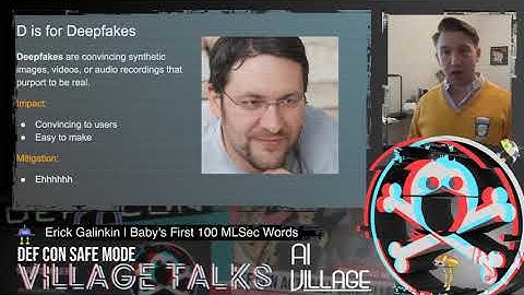 DEF CON Safe Mode AI Village - Erick Galinkin - Babys First 100 MLsec Words