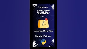 Python Automation Series #2: Automated Note Taker  #python #programming #shorts