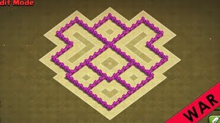 Clash Of Clans Th5 War Base Town Hall 5 Base Defense Strategy New 2016 Th5 Base