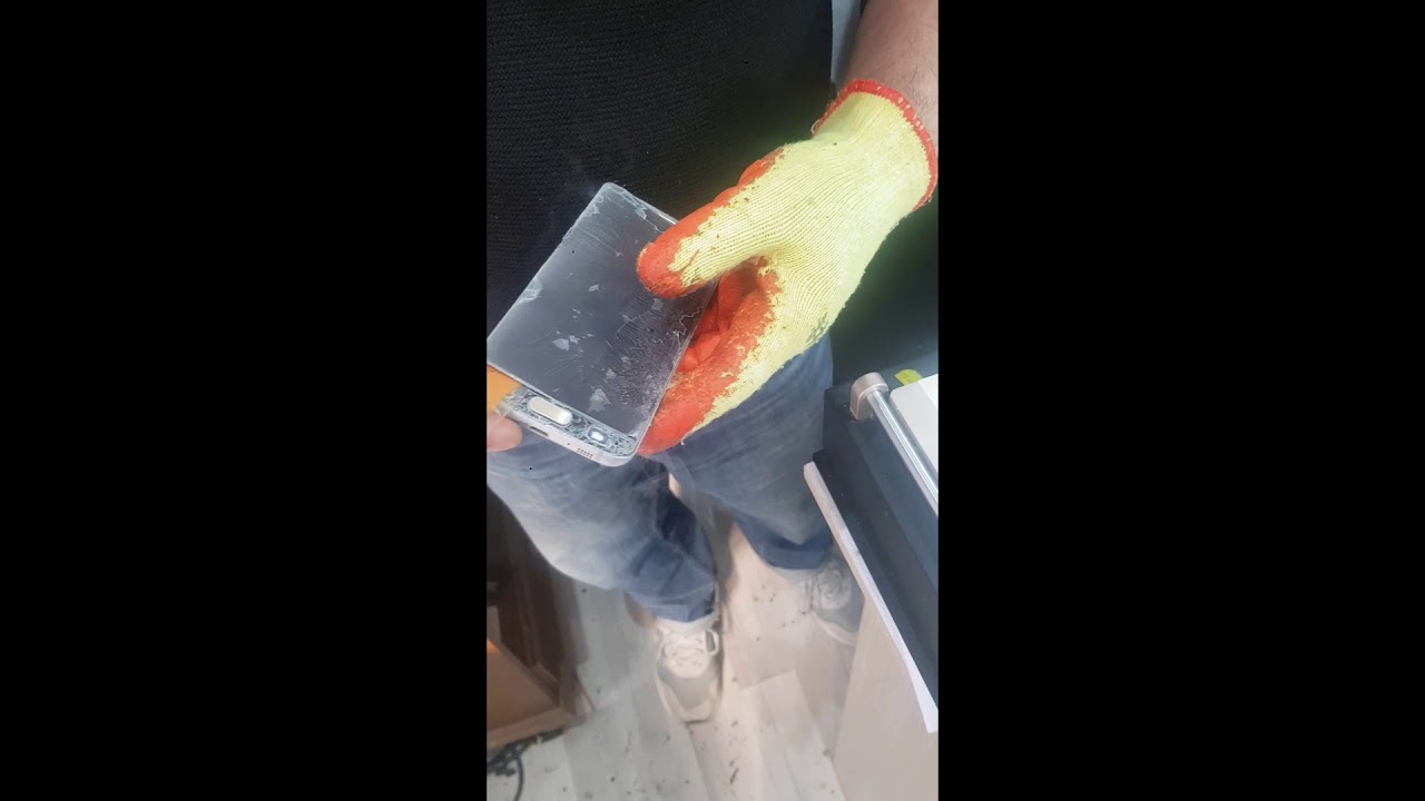 Замена стекла Самсунг Галакси s7edge - YouTube