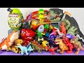 Jurassic World Unboxing Review Asmr Colorful Dinosaur Giant Giga T-rex Carno Mosasaurus Spinosaurus