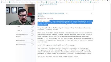 7103 Instruction Discussion (Operationalizing Variables)