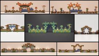 Minecraft Big Base Wall Design and Ideas Compilation