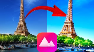 montage photo sur application:darkroom screenshot 3