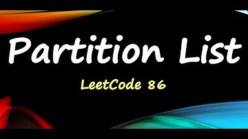 Partition List | Partition Linked List | LeetCode 86