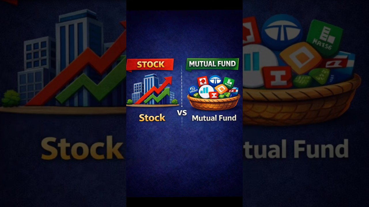 Stock vs Mutual Fund 📈 | Easy Explanation with Examples 💡
