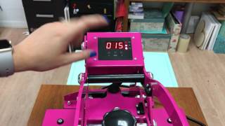 Complete Overview of the New Pink Craft Heat Press