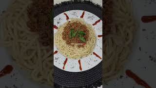 Spaghetti bolognaise ?  spaghetti  food exploreshortsyoutubeshorts subscribe viral trending